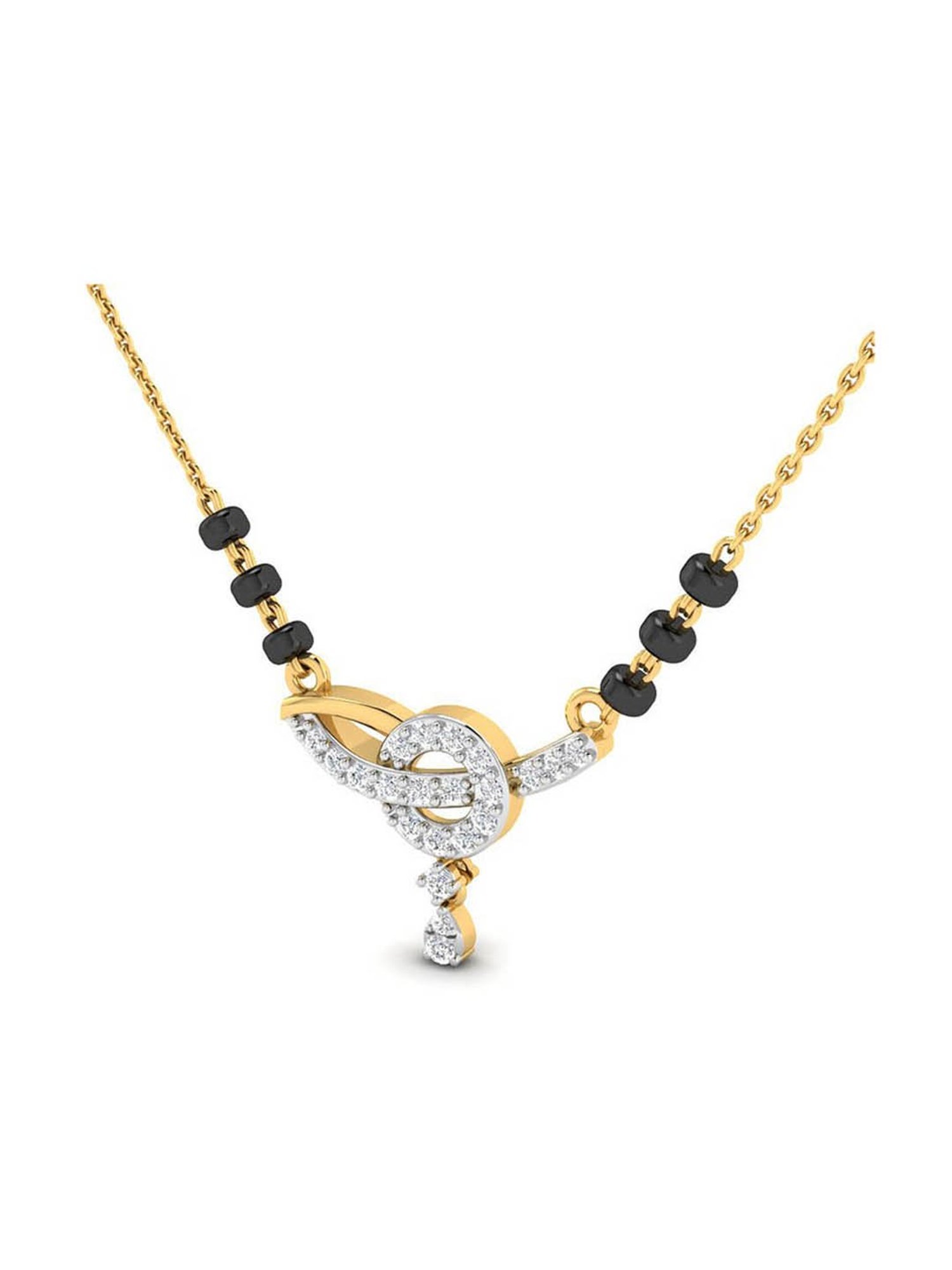 Waman Hari Pethe Jewellers 18k Gold & Diamond Mangalsutra for Women