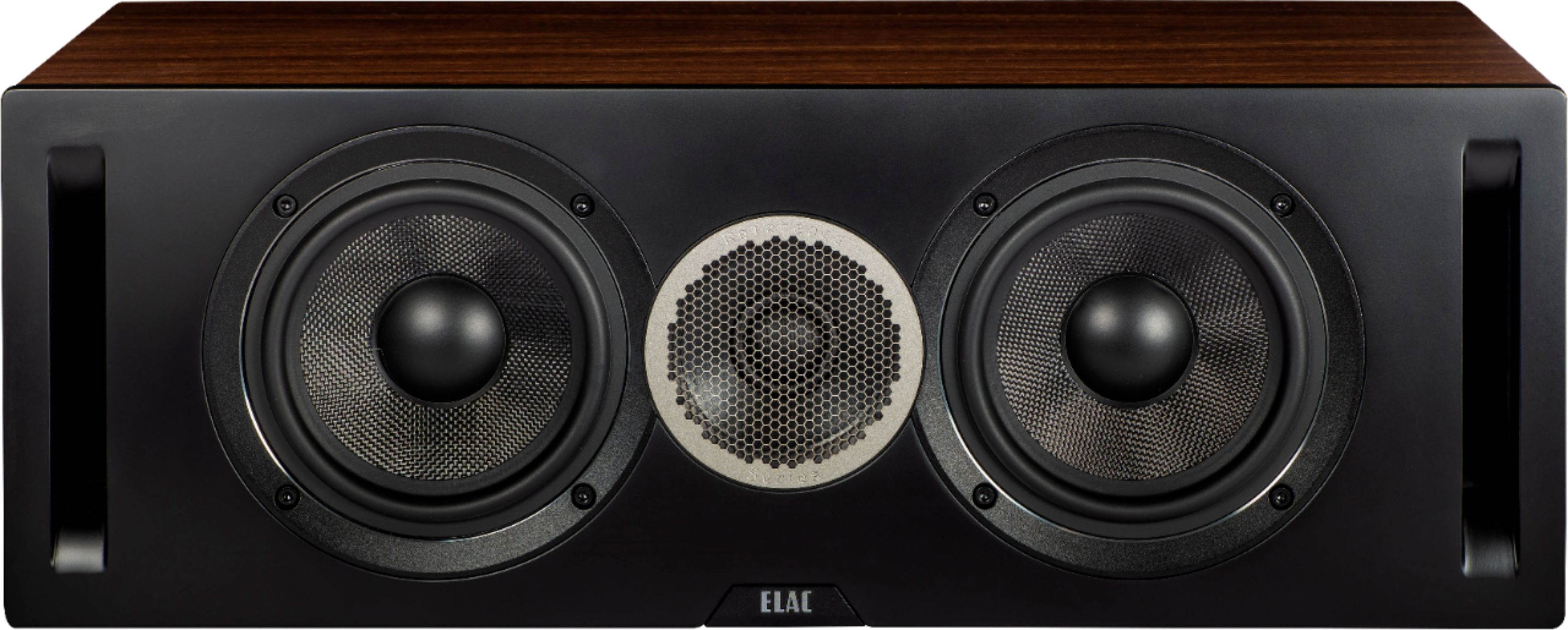 ELAC - Debut Reference Center Speaker - Black/Walnut (DCR52-BK)