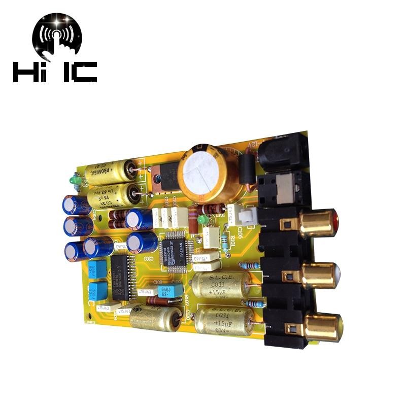 Olive HiFi Audio DAC Decoder Board Optical Coaxial input Analog Audio Output Decoder For CD DVD TV Set Top Box  DC 6V-12V