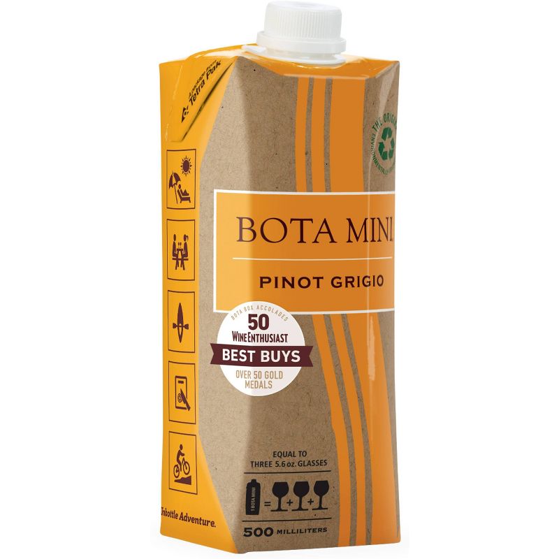 Bota Mini Pinot Grigio White Wine - 500ml Box