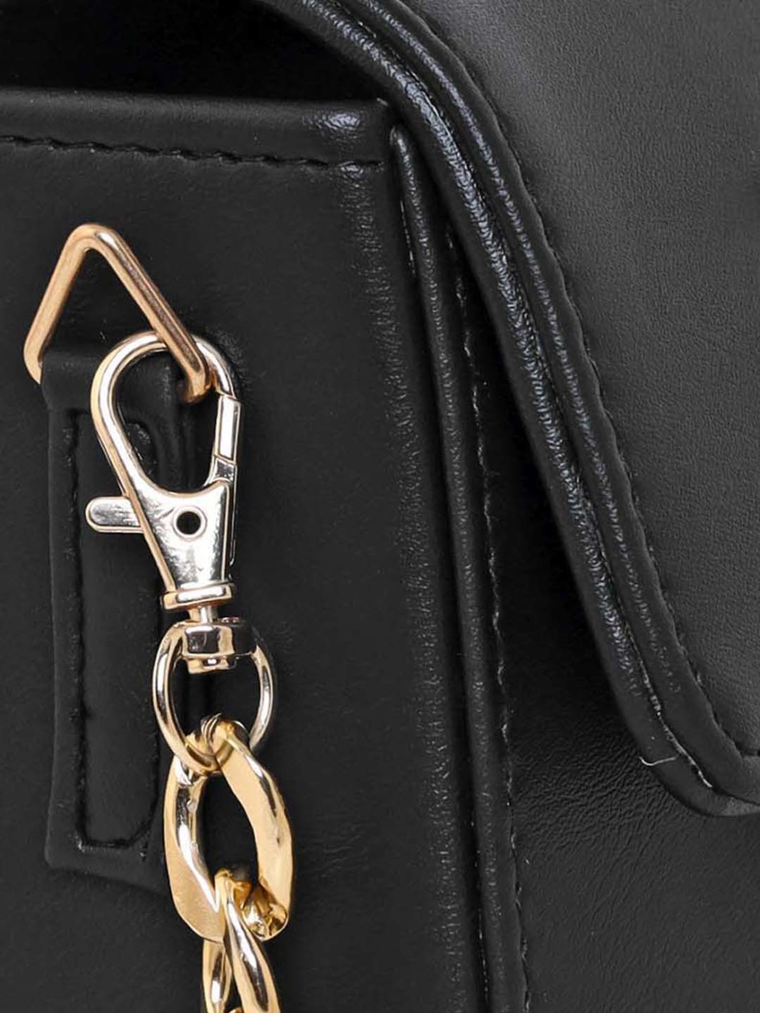 Esbeda Black Embellished Small Sling Handbag