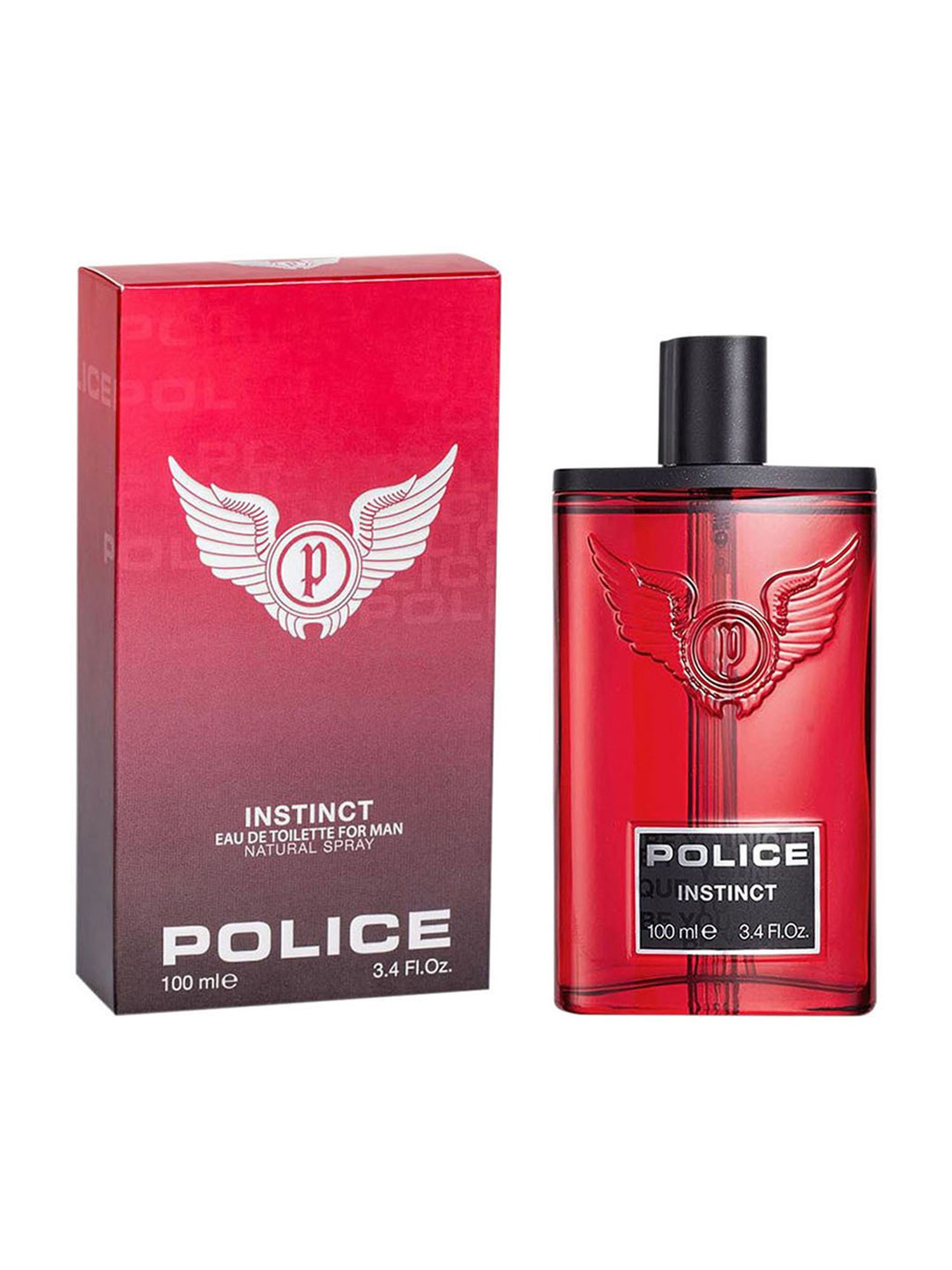Police Instinct Eau De Toilette Spray for Men - 100 ml