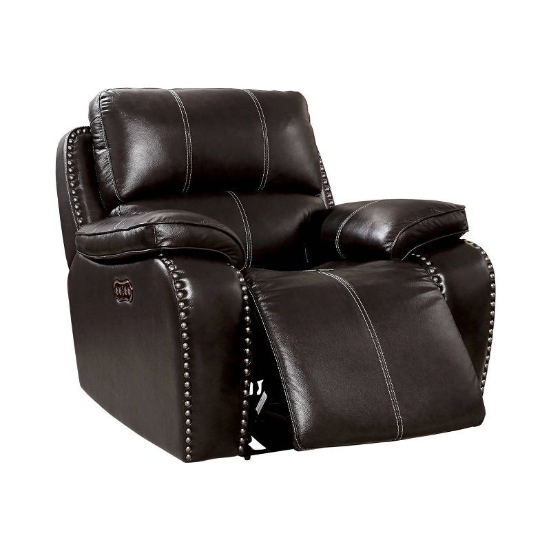 Ingham Power Recliner with Headrest Chair Dark Brown - HOMES: Inside + Out