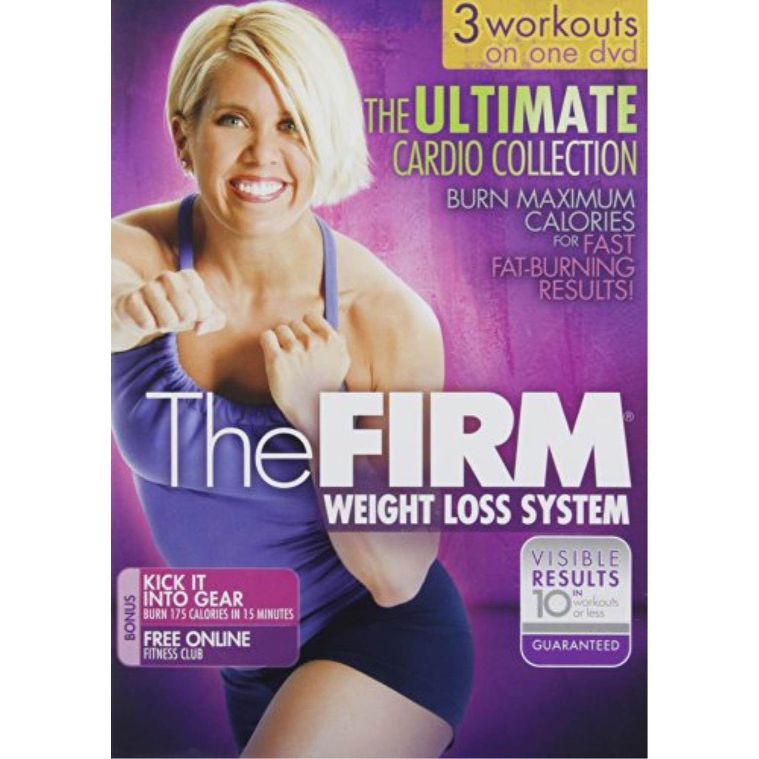 the firm weight loss system: the ultimate cardio collection  3 workouts on 1 dvd