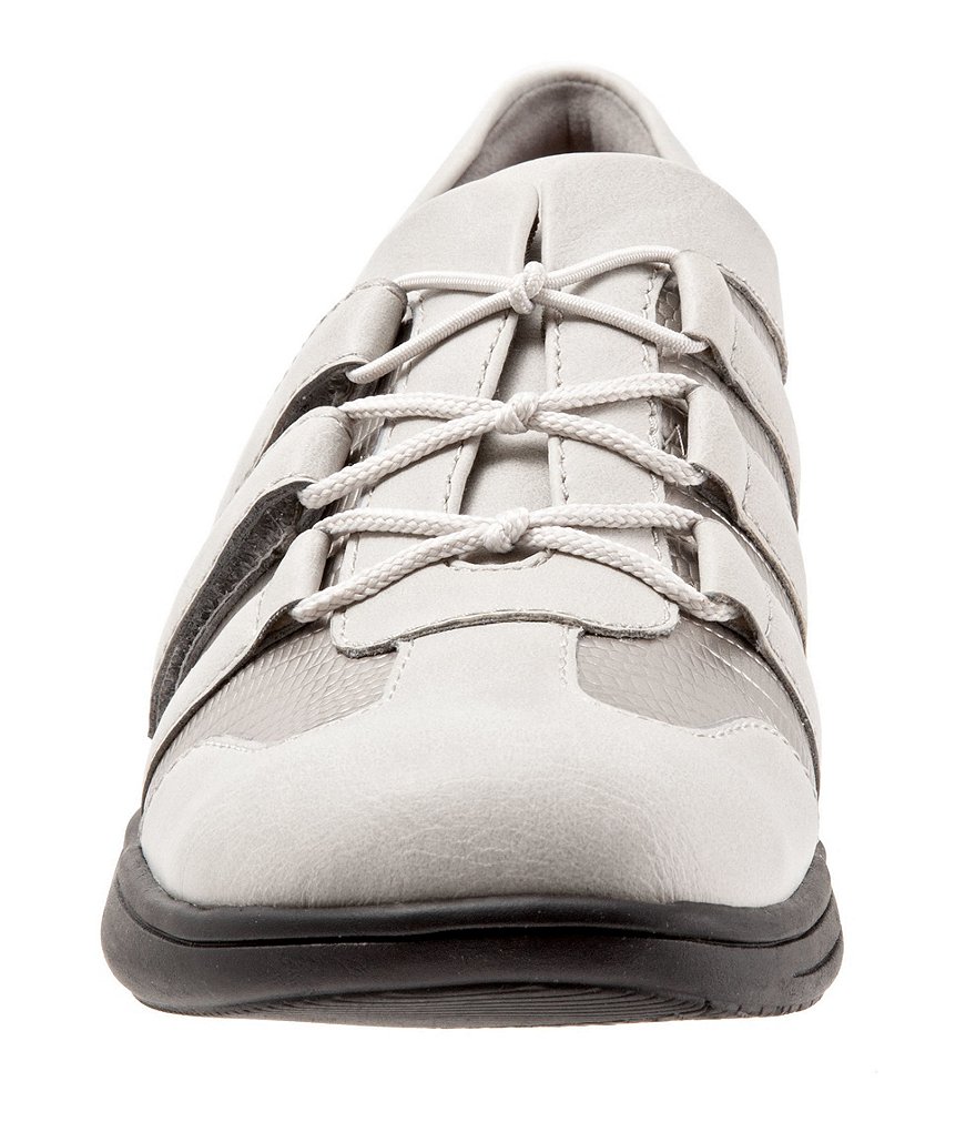 Trotters Joy Patent Suede Leather Walking Shoes