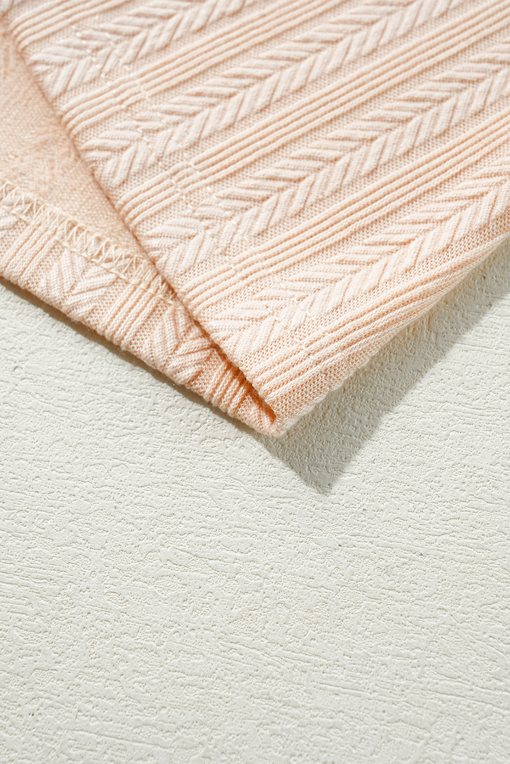 Gray Textured Wide Leg Overall with Pockets