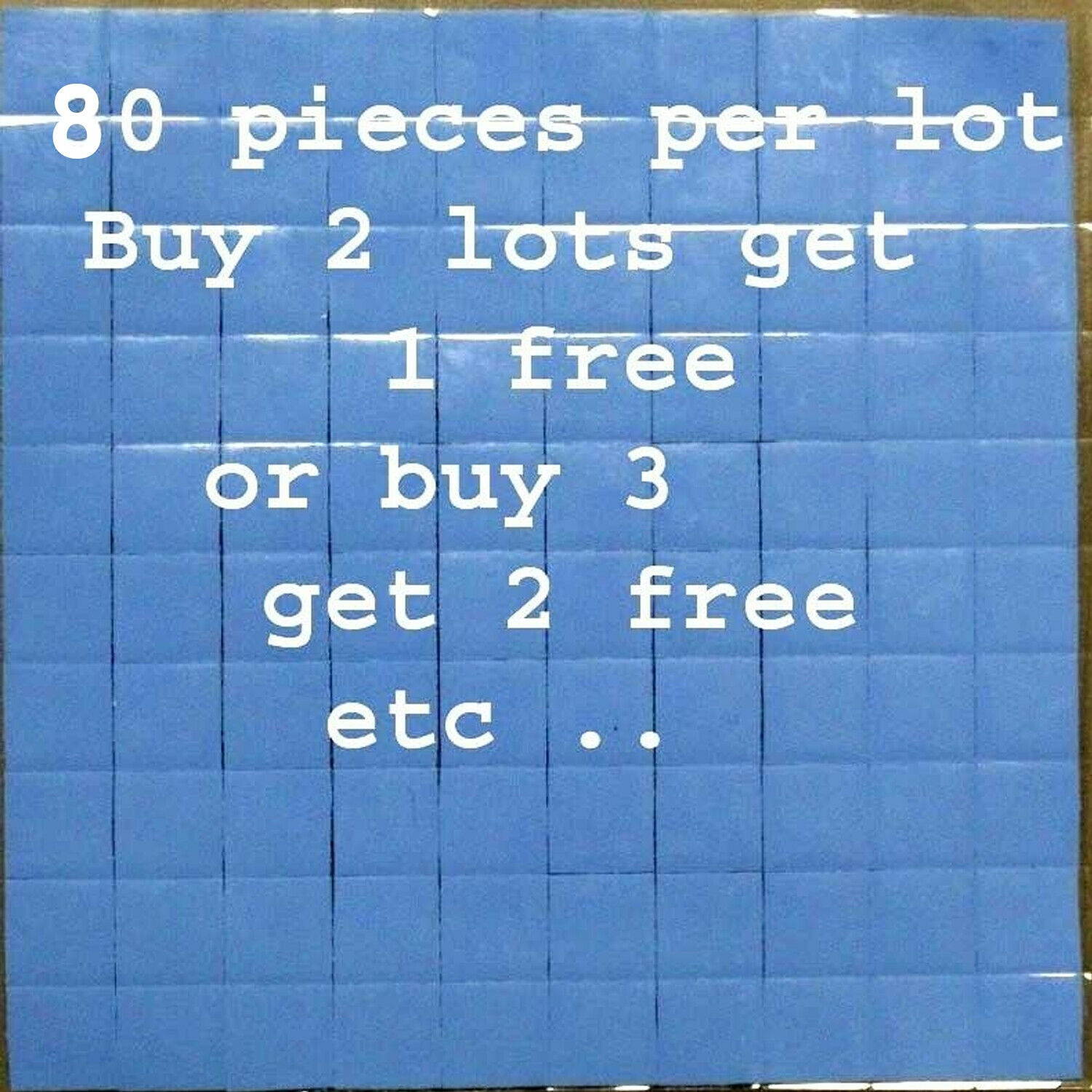 lot of 36 Thermal Conductive Pads 15x15x1 mm For Heat-sink Chip GPU/CPU PS 2 3 4