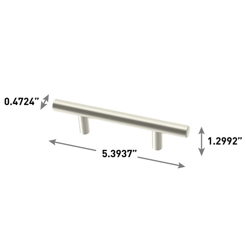 Franklin Brass 25pk 3" Carbon Steel Bar Pull Stainless Steel