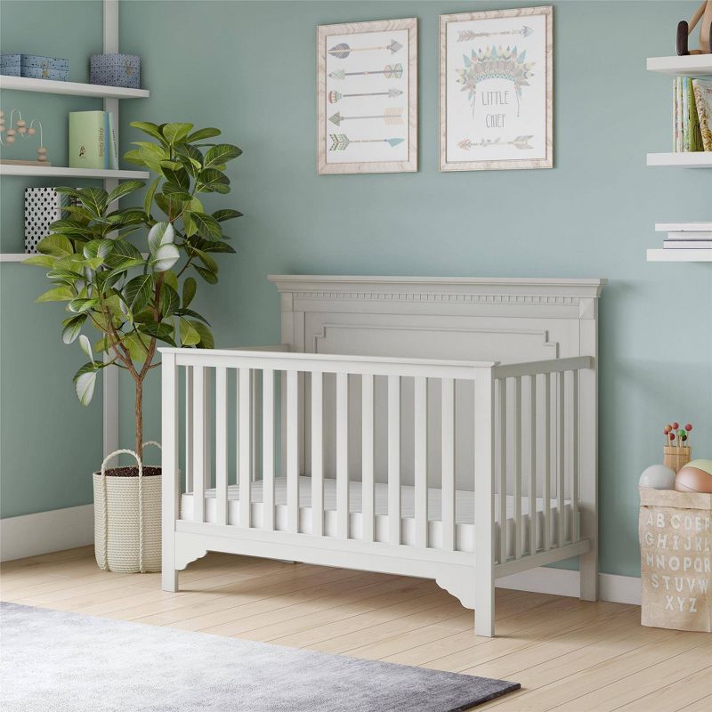 Safety 1st Little Snuggles Deluxe Dual 2-in-1 Baby Crib and Toddler Mattress