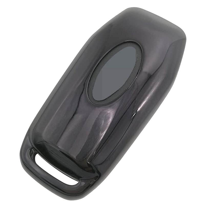 TPU Key Fob Cover Case Remote Holder Skin Glove for Ford Fusion F150 Edge Explorer Mustang Lincoln MKZ MKC 345 Buttons Smart KeyNOT fit FlipFolding key