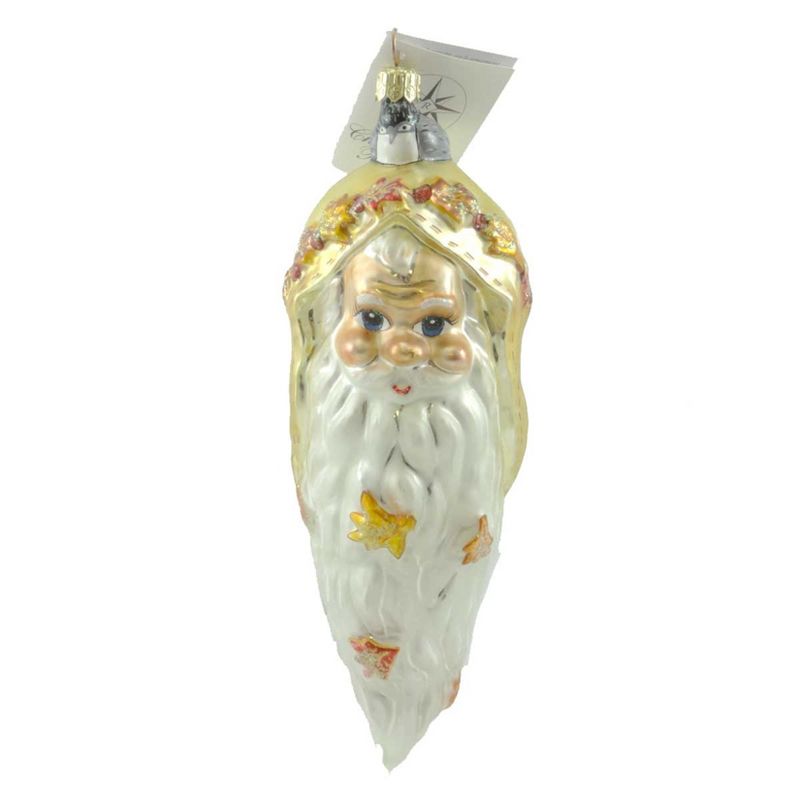 Christopher Radko Santa Cicle Ornament Woodland Fall Leaves  -  Tree Ornaments
