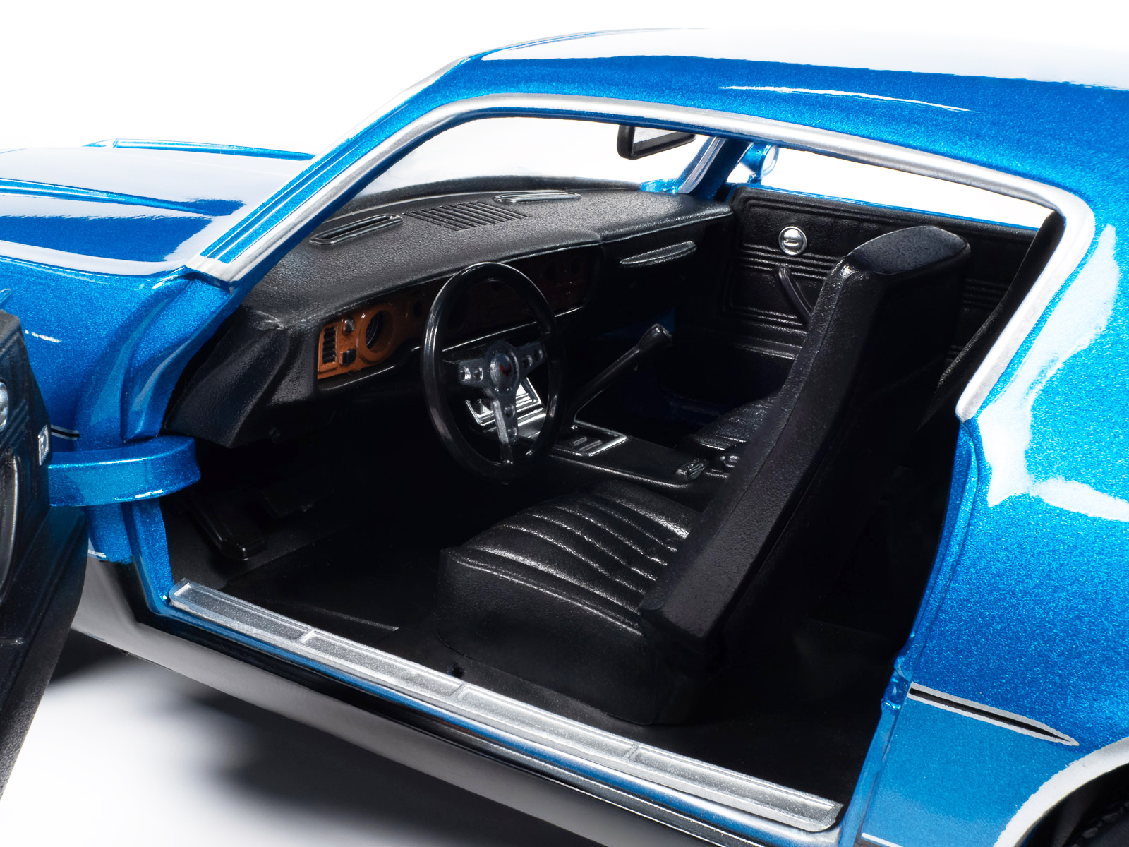 1967 Pontiac Bonneville Tyrol Blue Metallic with Blue Interior Limited Edition to 200 pieces Worldwide 1/43 Model Car by Goldvarg Collection