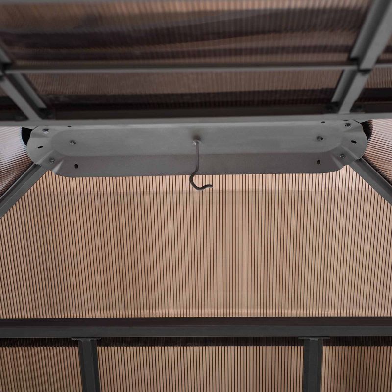 Sierra 12' X 14' Steel Frame Gazebo With Sliding Doors - Sunjoy