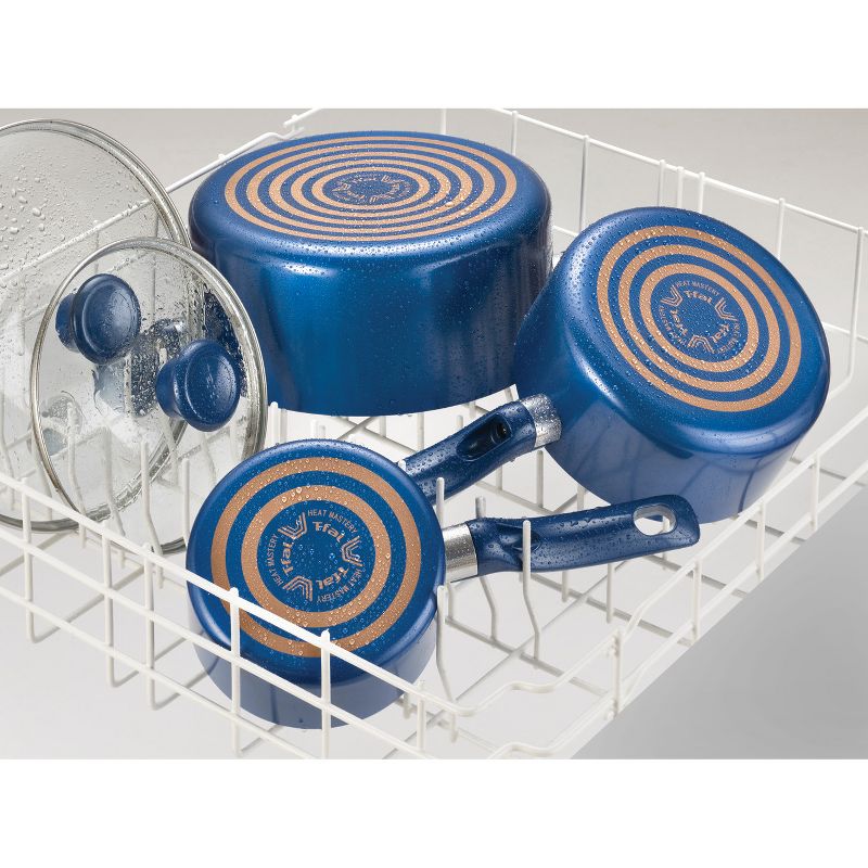 T-fal Simply Cook Ceramic Cookware, Fry Pan, 12", Blue