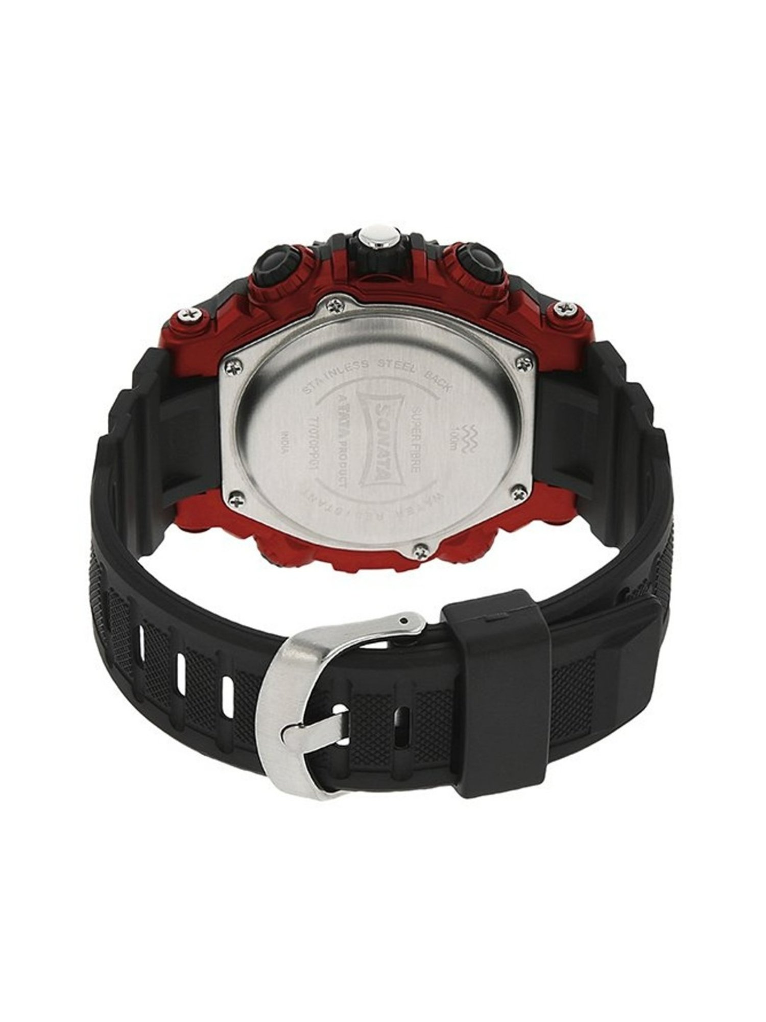 Sonata NP77070PP01 SF Analog-Digital Watch for Men