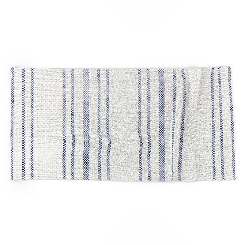 Diamond Weave Pestemal Turkish Cotton Beach Towel Royal Blue