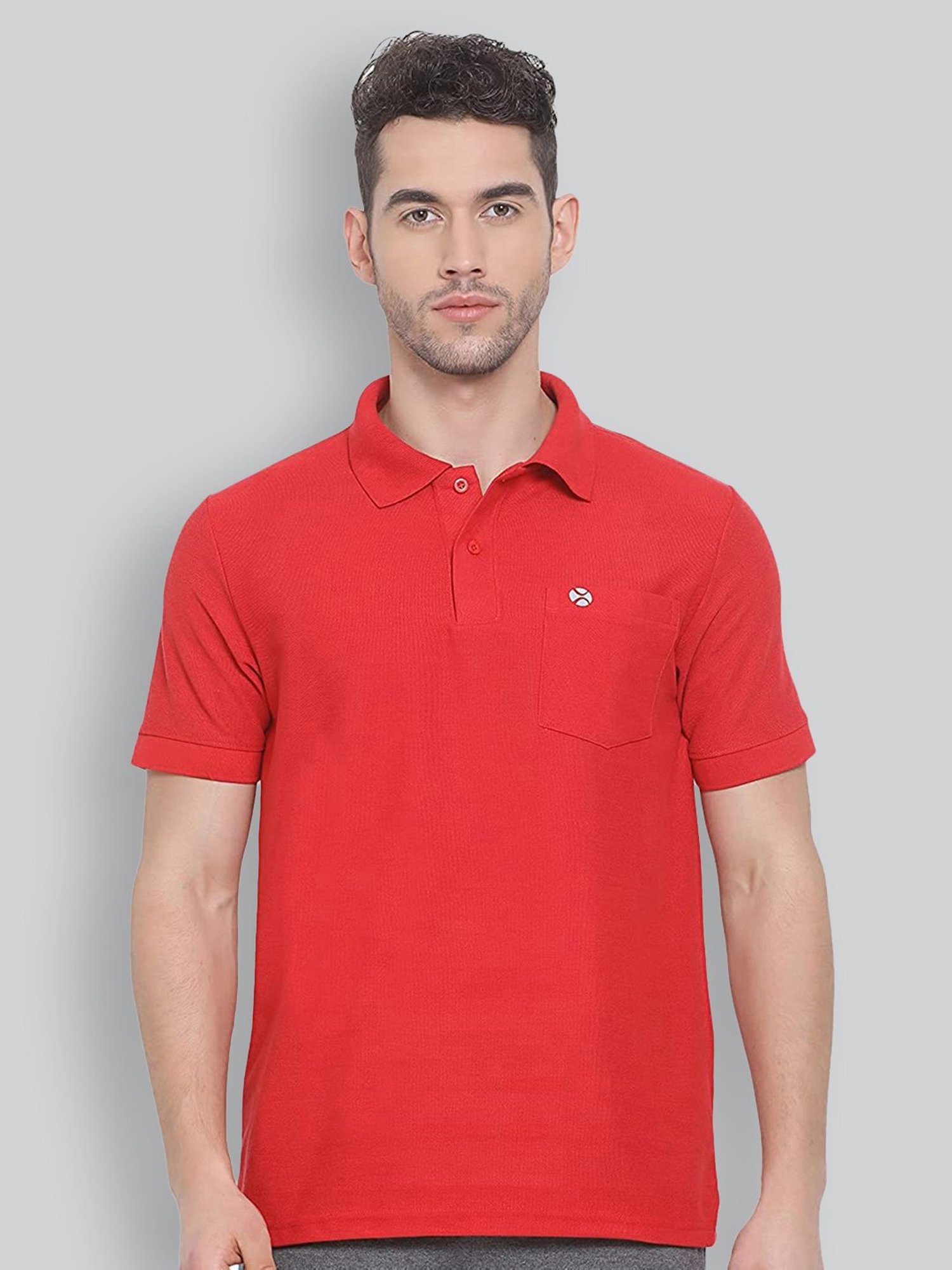 Lux Nitro Red Regular Fit Polo T-Shirt