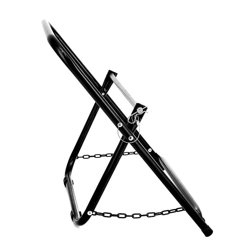 Durable Single Axle Cable Caddy Commercial Industrial Grade Steel Wire Dispenser Compact Design Holds Cable Reels Up to 20quot Diameter and 100 lb Capacity Black