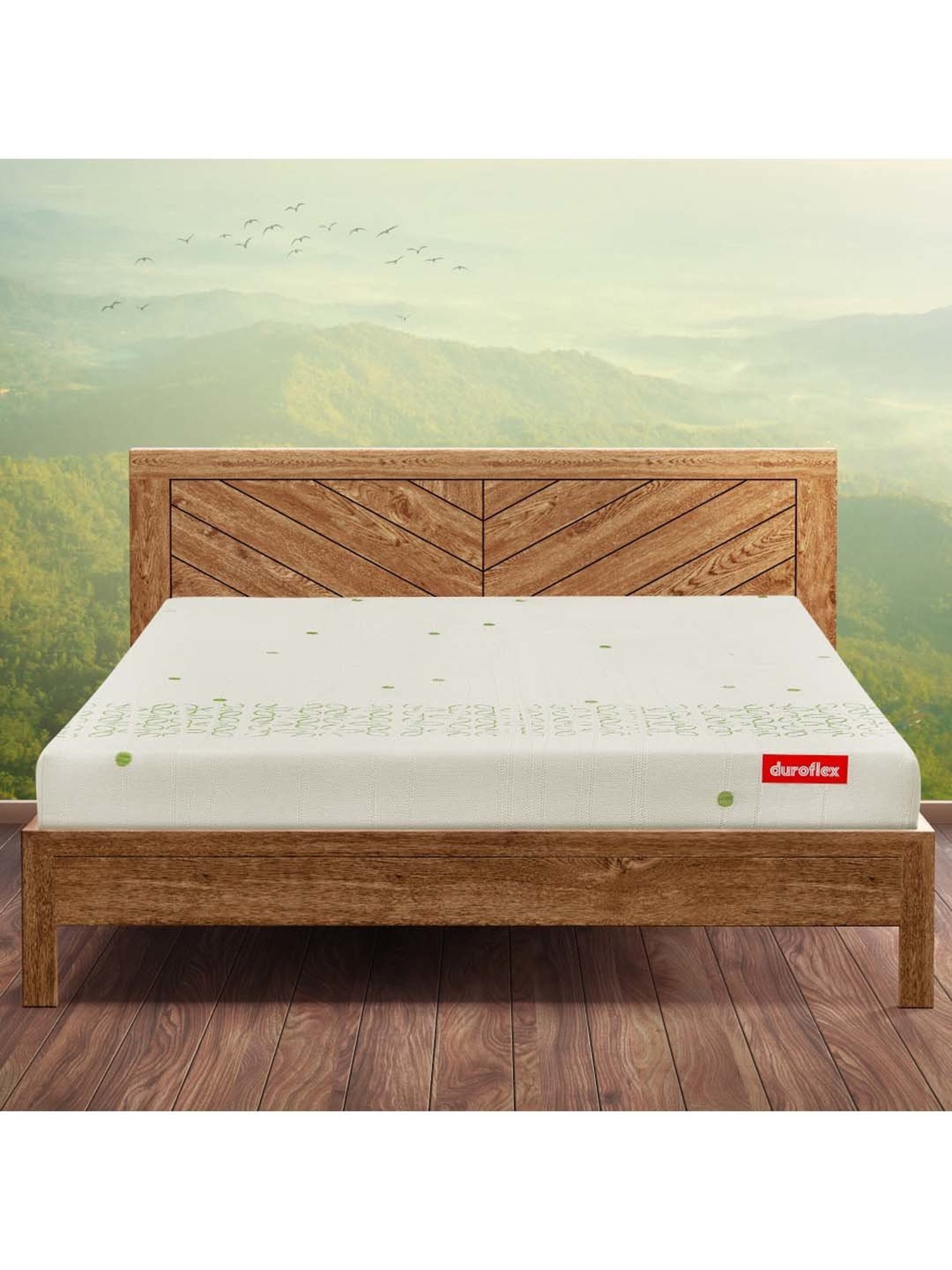 Duroflex Kaya Organic Cotton Latex Mattress - Queen Size (75 in. L x 60 in. W)