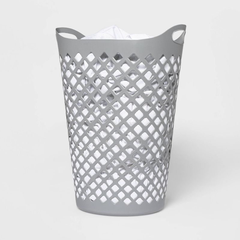 2.2bu Flexible Laundry Hamper Gray - Room Essentials™