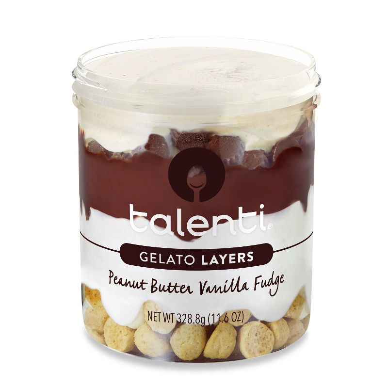 Talenti Gelato Layers Peanut Butter Vanilla Fudge - 11.6oz