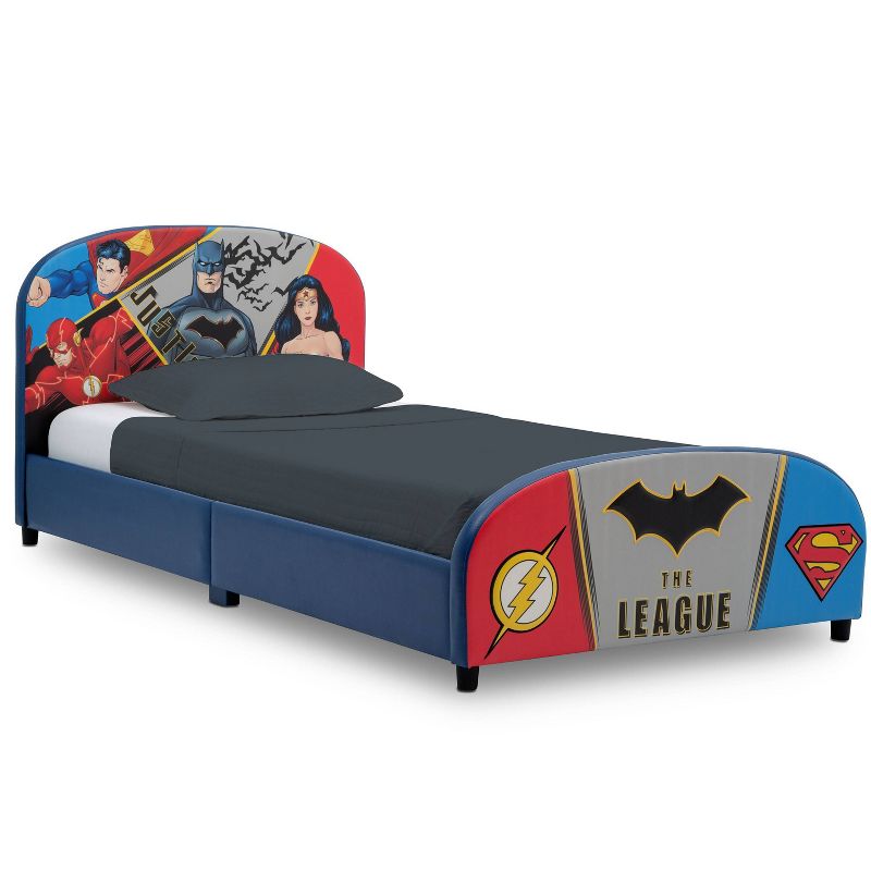 Twin DC Comics Justice League Upholstered Bed - Delta Children