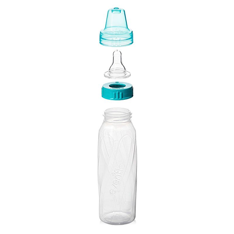 Evenflo Classic Clear Bpa-Free Plastic Baby Bottle - 8oz 3pk
