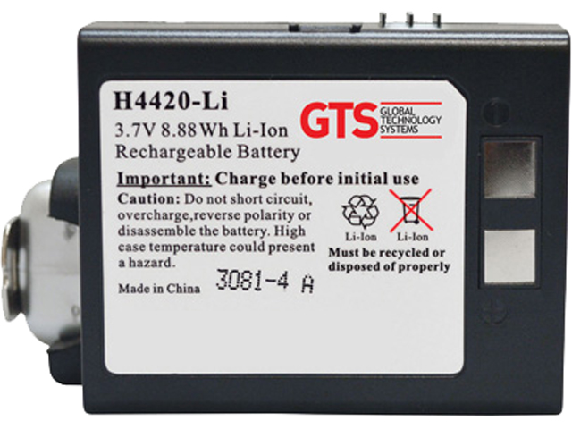 GTS H4420-LI direct replament battery for Datalogic Falcon 4420 series scanners (OEM Equivalent# BTRY-11-0023)