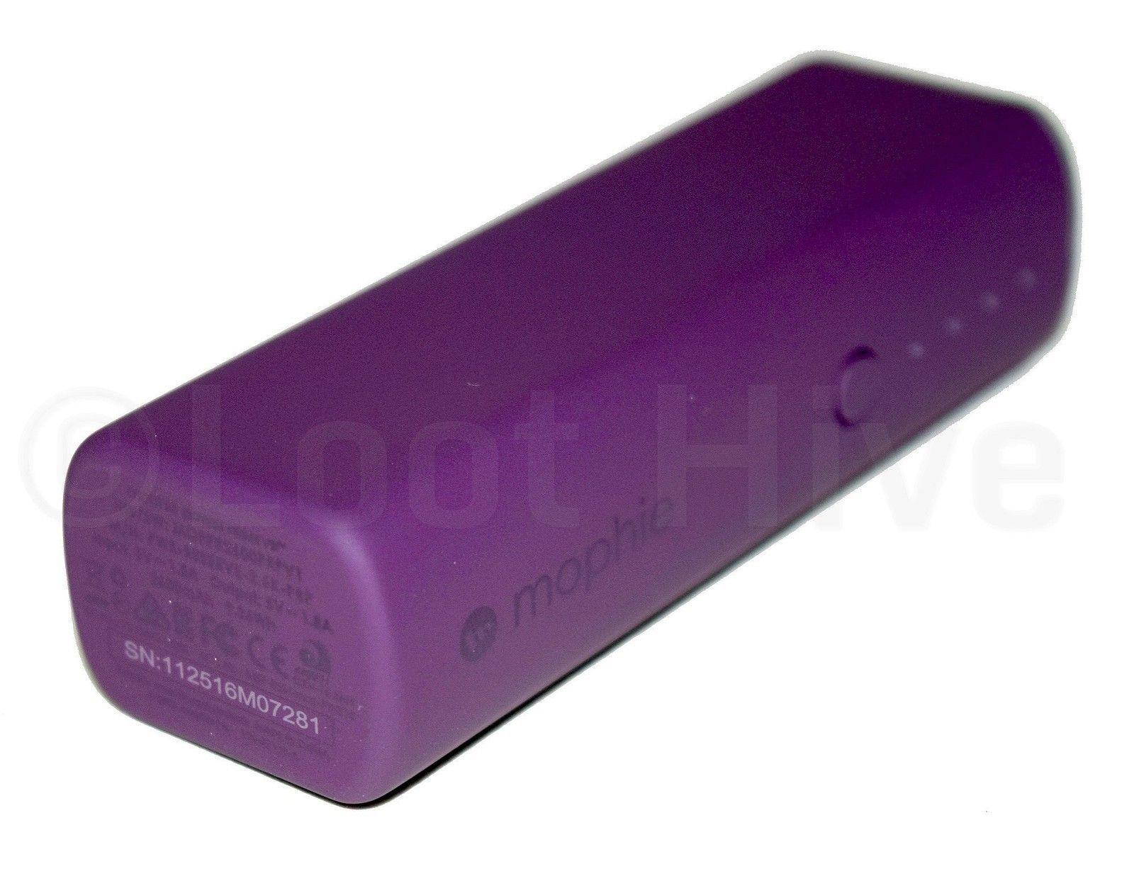 NEW ORIGINAL Mophie Power Reserve 1X Portable Battery PURPLE 2600mAh Charger USB