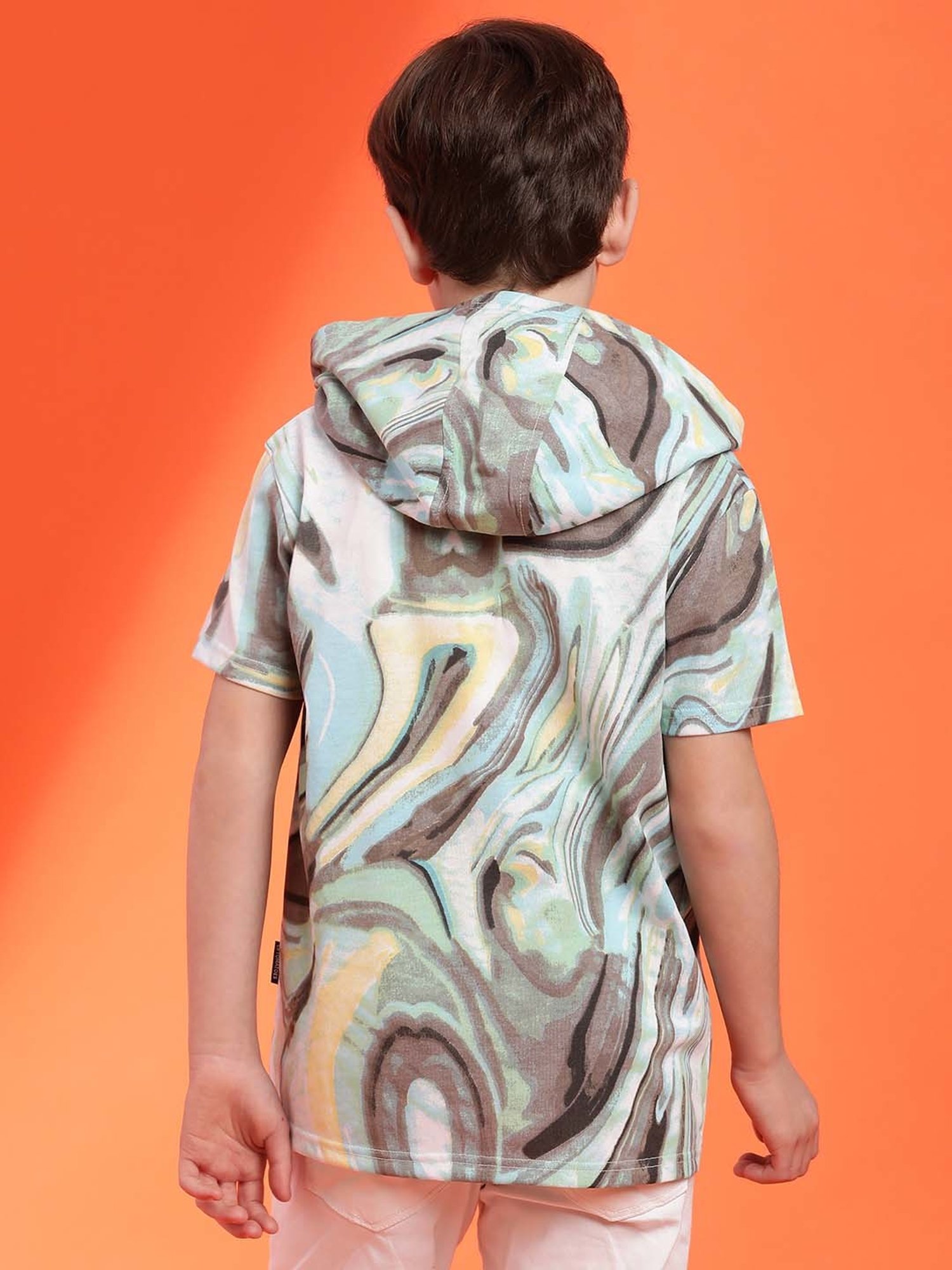 Lil Tomatoes Kids Multicolor Printed T-Shirt