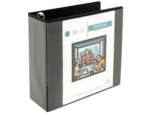 Comfort Grip Deluxe Plus D-Ring View Binder, 4" Capacity, 8-1/2 X 11,