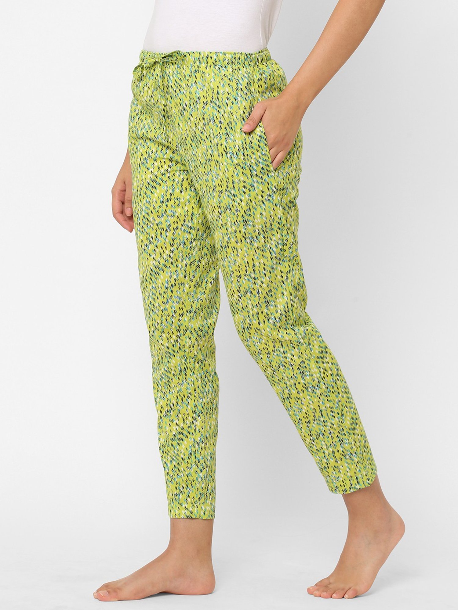 Urban Scottish Green Printed Lounge Pants