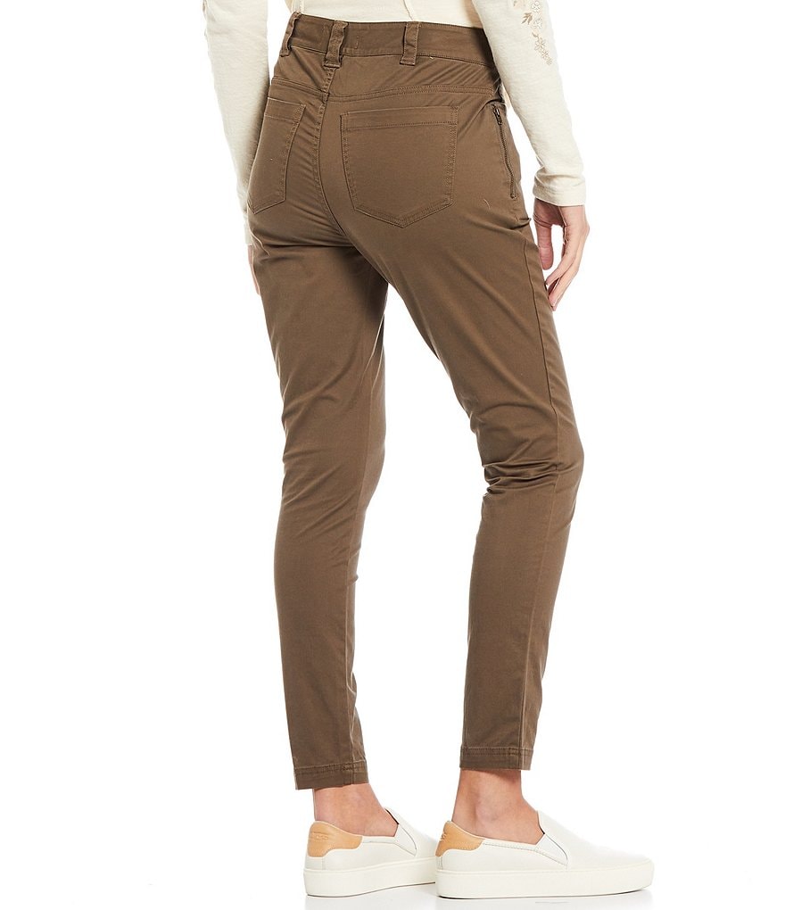 Aventura Blake Mid-Rise 5-Pocket Organic Cotton Twill Skinny Pants