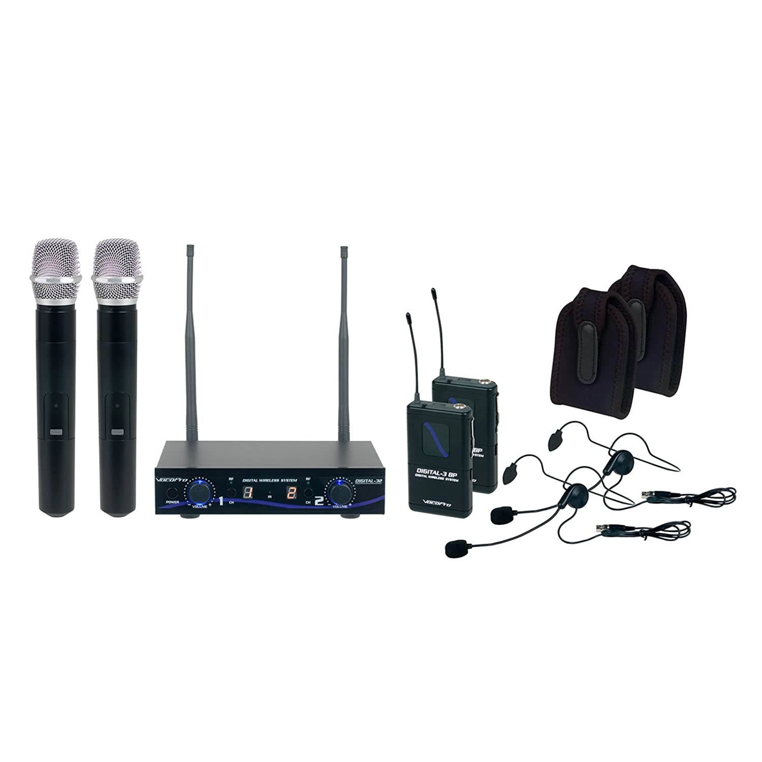 VocoPro Wireless Microphone System, DIGITAL-32-ULTRA (DIGITAL-32-ULTRA)