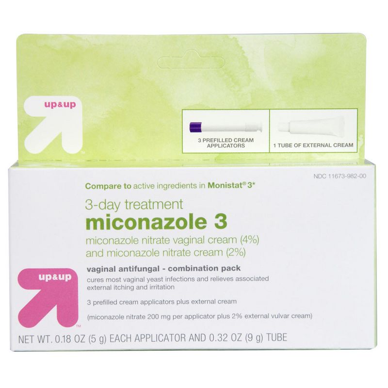 Miconazole 3 Day Treatment Combo Pack- up & up™