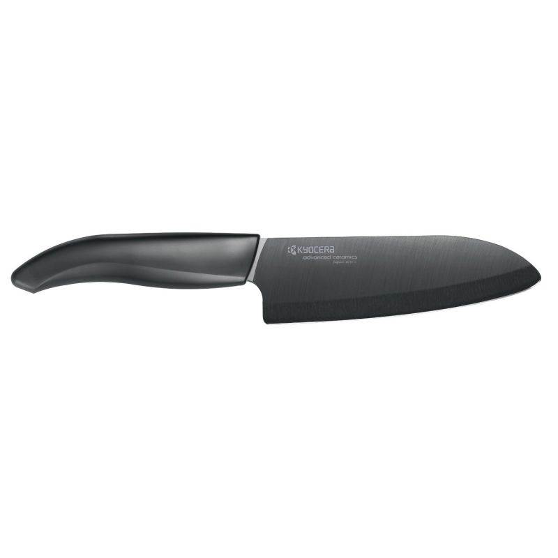 Kyocera Santoku Knife - Ceramic - 5.5" - Black