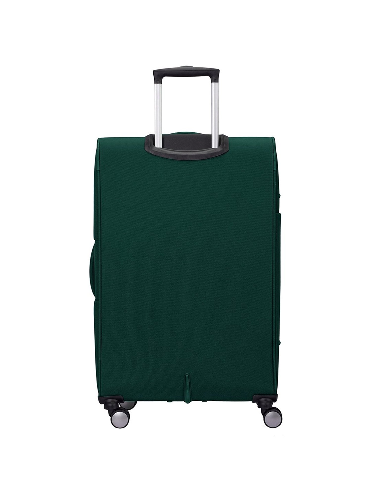 Carriall Green 4 Wheel Medium Soft Cabin Trolley Pack of 2 - 68 cm
