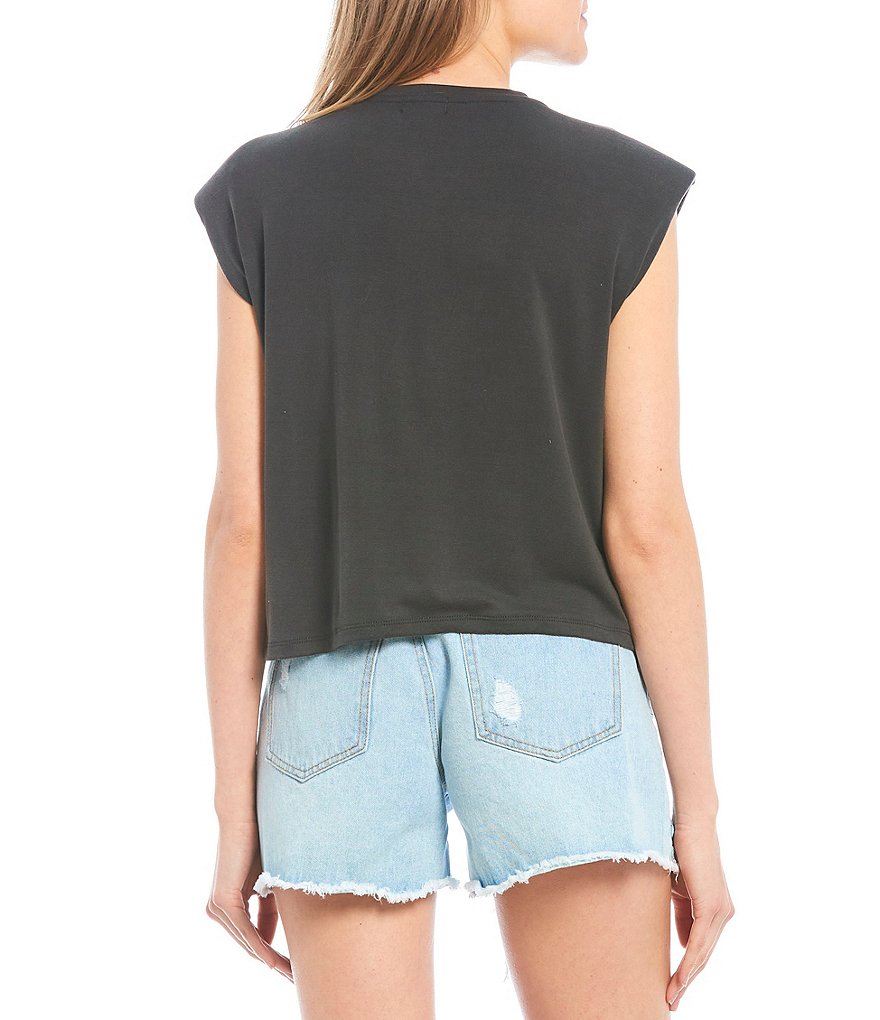 Originality American Moto 1984 Shoulder Pad Graphic Muscle Tank Top