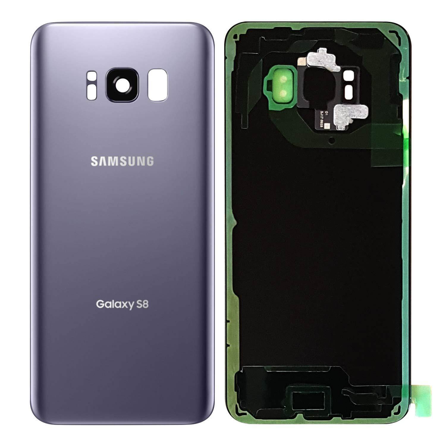 Samsung Galaxy S8 Back Glass Replacement with Camera Lens Installed - ALL COLORS AVAILABLE - G950