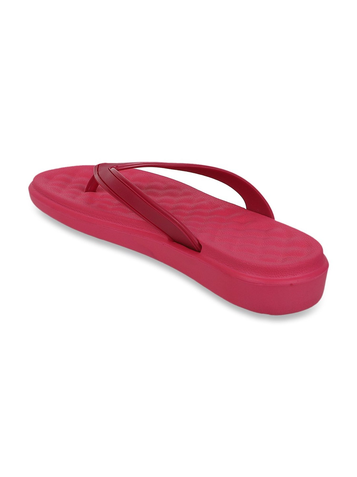 Carlton London Women's Maroon Flip Flops