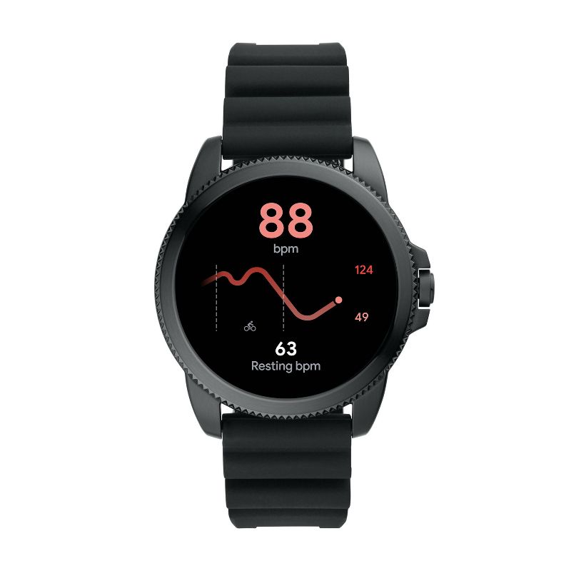 Fossil Gen 5E Smartwatch 44mm - Black with Black Silicone