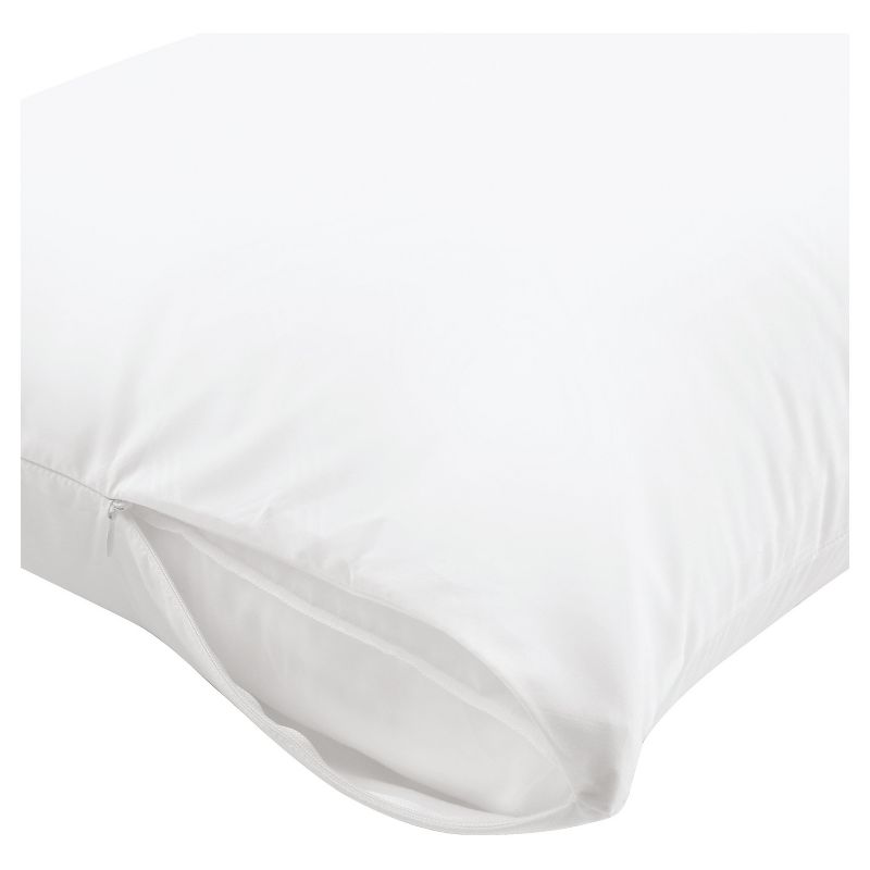 Bed Pillow Protector (Euro) White - Allerease