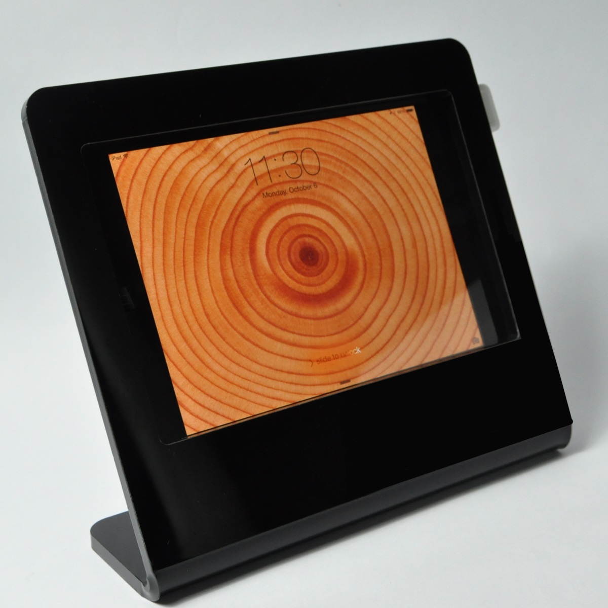 iPad mini 1/2/3 Black Desktop Stand Kit for POS, Kiosk, Show Display. Compatible with Square Reader