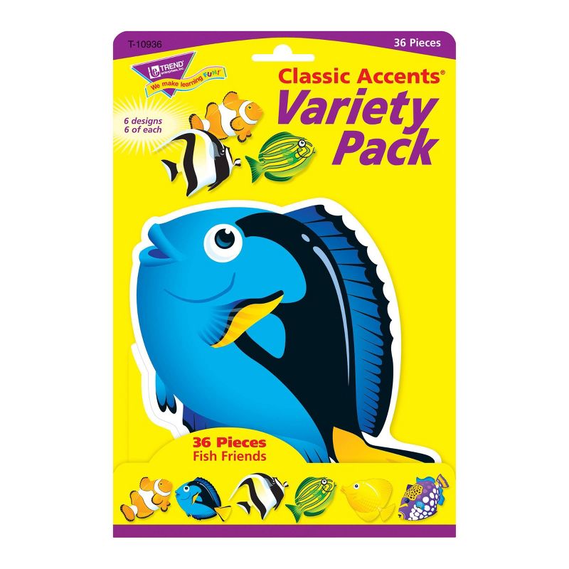 3pk Fish Friends Classic Accents Variety Pack - TREND