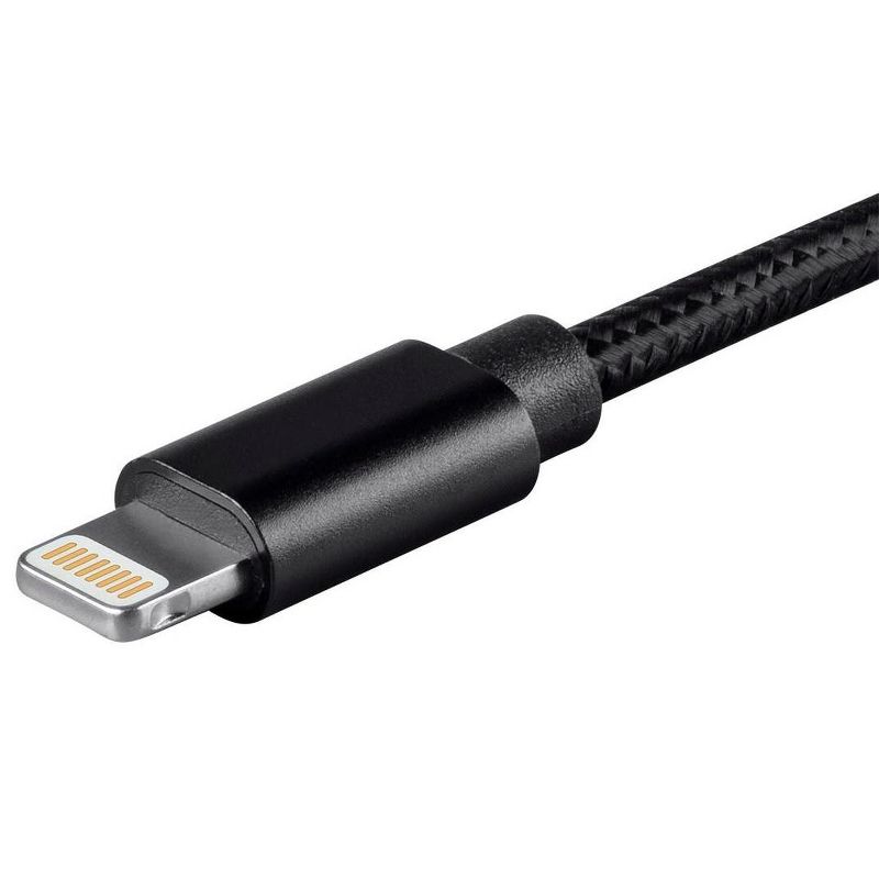 Tripp Lite USB-A to Lightning, USB Micro-B and USB-C Sync/Charge Cable, Black, 6 ft.