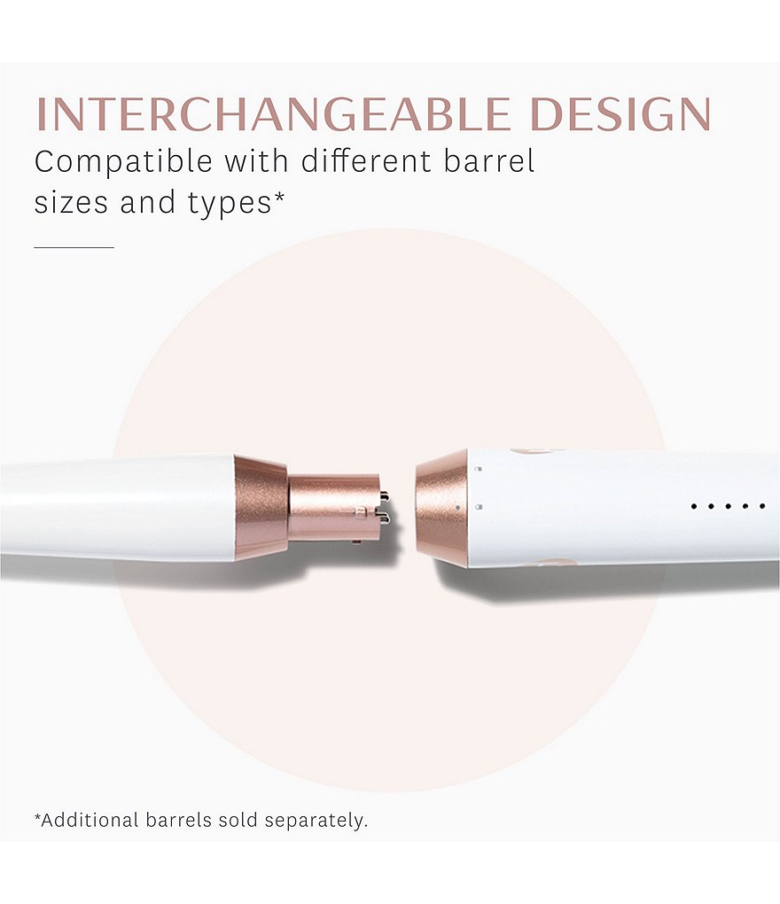 T3 Whirl Convertible 1.25#double; - 0.75#double; Tapered Barrel Styling Wand