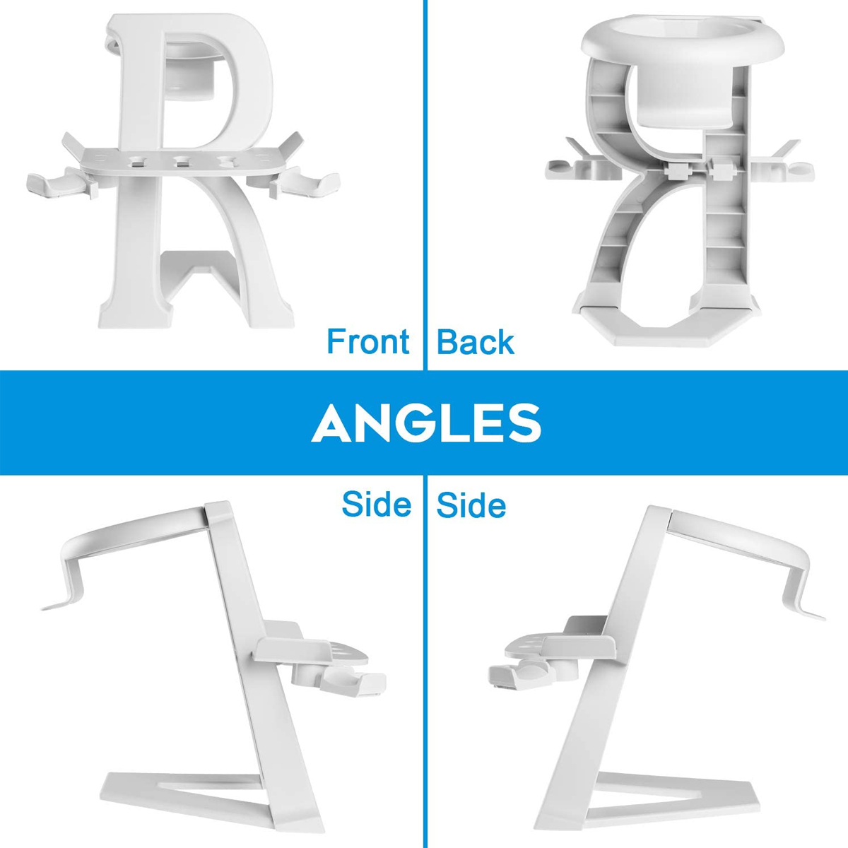 2 Pairs Oculus Quest 2 Elite Washable Silicone Handle Protective Cover