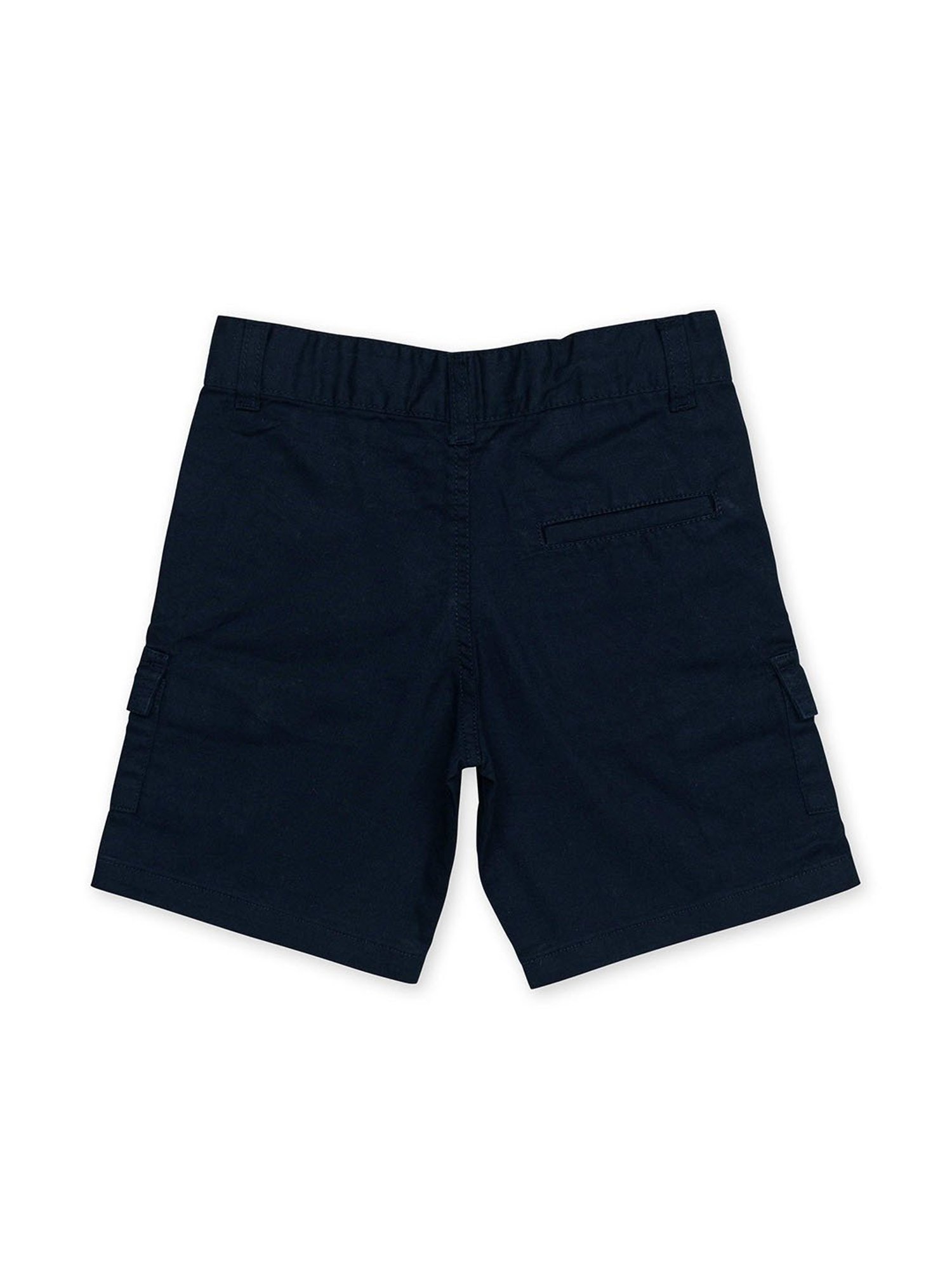 H by Hamleys Boys Navy Solid Shorts