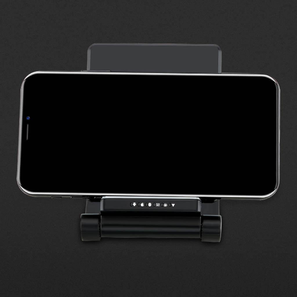 MagiDeal One Hand RGB Gaming Keyboard and Backlit Mouse Combo, Single Hand Mechanical Feeling Keyboard with Wrist Rest Support, Gaming Keyboard Set - Cooling Bracket