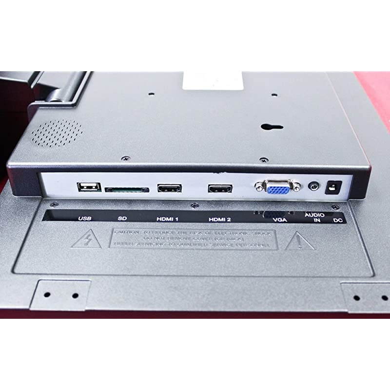 AVG20WBV-3D 19.5" CCTV Security LED Monitor with 3D Comb Filter, 1920 x 1080 High Definition, 2X HDMI, and 2X CVBS Input, 2X CVBS Loop Out .USB and SD Card inputs